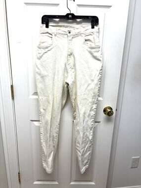 Irene Allison Jeans, Off White 80s 90s High Rise VTG Mom Jeans, Women’s Size 14
